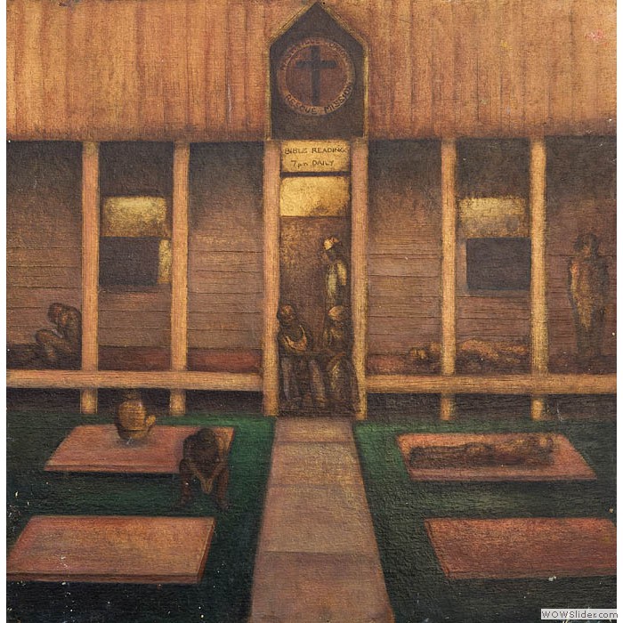 The Nashville Union Rescue Mission July 1977  (56 cm x 54cm)